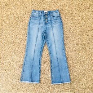 NWOT ModCloth flare crop jeans